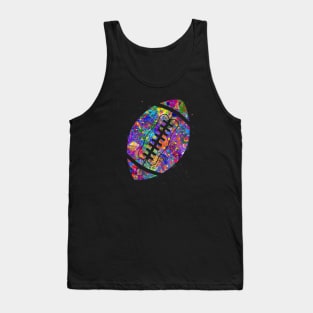 American Football ball watercolor Tank Top